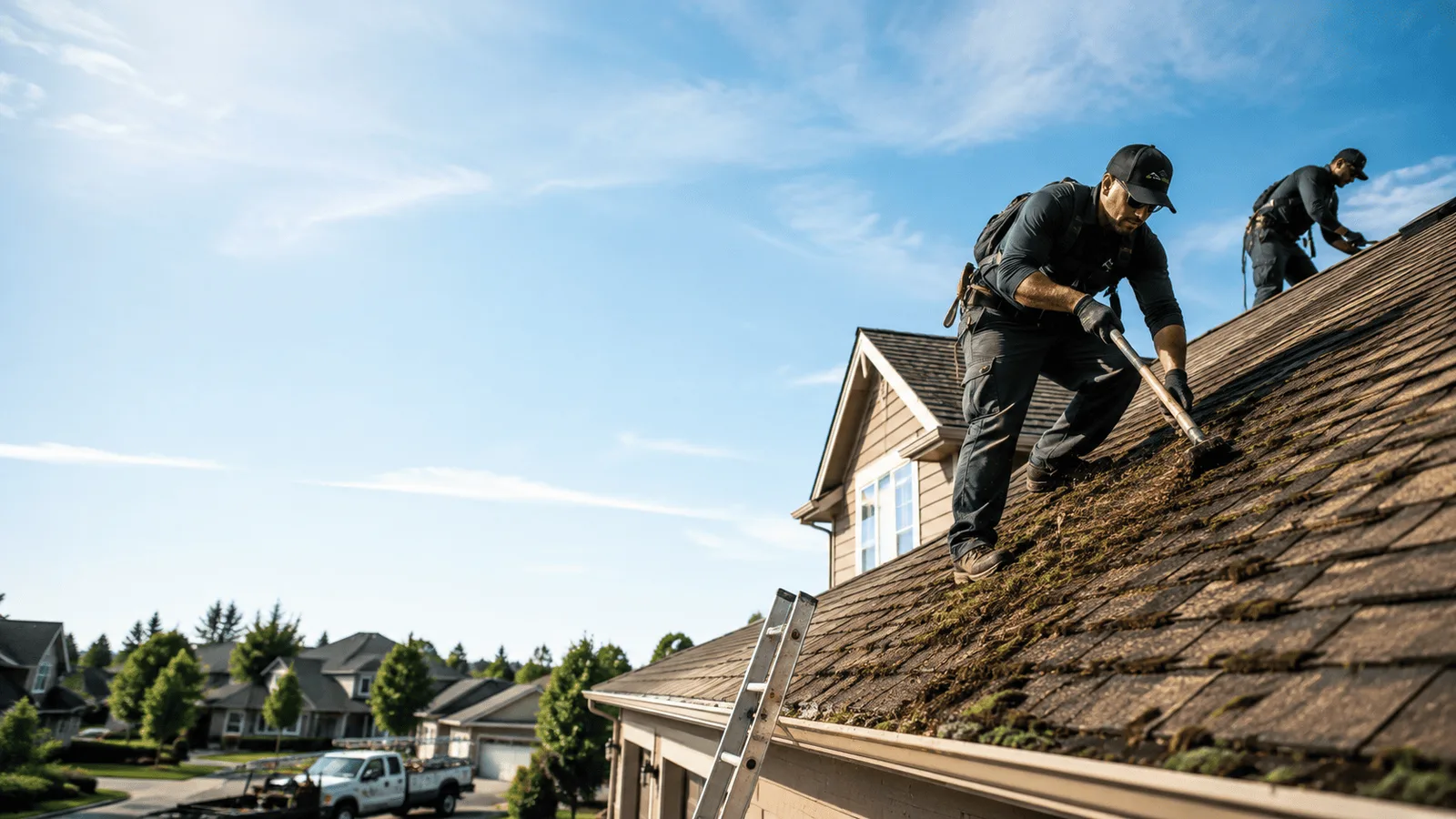 Roof Moss Removal in Ledbetter, TX near me
